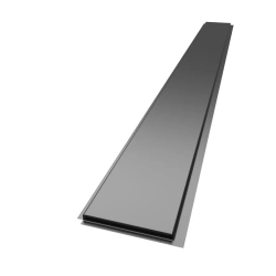 Yar Panel XL Wide Linear Metal Facade 250x2470mm Black