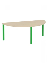 Children's Half-Round Table 460 mm / Green