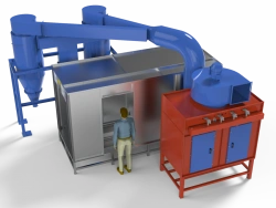 Powder Coating Application Chamber KNP-1