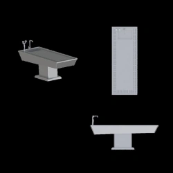 SmartLab A90B Autopsy Table for Pathological Examination