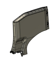 Right Rear Wheel Arch Trim for Car Interior - 96814200ZD