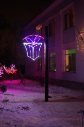 Decorative Outdoor LED Panel "Gift" - LED Light Fixture with Brackets (220V, 24V, 12V Modifications)