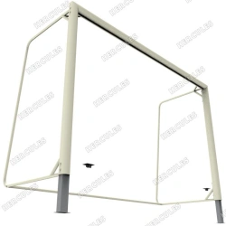 Aluminum Stationary Mini Football Goals 3x2x1 m GOST