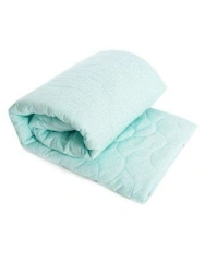 Rectangular Blanket with Rounded Corners - Mixed Fabric