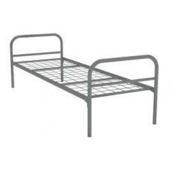 Single Metal Bed by Bashkir Furniture Factory