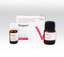 Two-Component Antiseptic Dental Filling Material for Root Canal Treatment "Tiadent