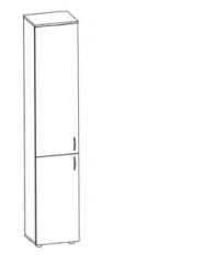 Tall and Narrow Storage Cabinet for Storing Various Items - Alliance-S
