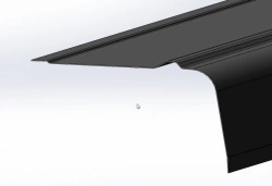 Roof Skirt Made of Polyester Fiberglass for Vehicle Cladding