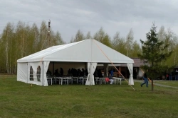 Elegant 10x10 Outdoor Event Tent with Gable Roof - Superevent