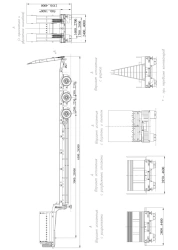 Semi-Trailer for Transporting Construction and Agricultural Cargo - ChMZAP-99064A