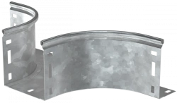 Smooth T-shaped Cable Tray Bend 80x600mm COT01-0-080-600-HDZ IEK