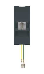 Caduceus Aling Mode RJ12 6P2C Hidden Installation Socket, 1m, Anthracite, Art. 661.A