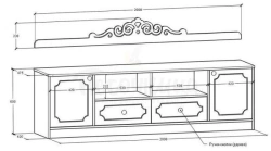 Plywood and MDF Wooden Cabinet for Storage