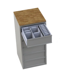 Special Furniture for Clean and Industrial Spaces - Card Cabinet Model ESD