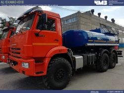 Vacuum Tank Truck for Waste Cleaning (AV) 7074A0-50 on KAMAZ 43118-50 Chassis