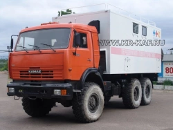 Mobile Laboratory for Research and Analysis Model 574220 on KAMAZ-5350-D5 Chassis