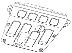 Metal Gearbox Protection for Dacia Duster MY14 (-2017)
