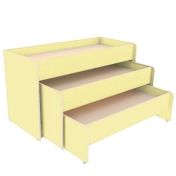 Triple Sleeper Children's Bed with Pull-Out Feature