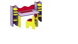 Children's Creative Corner with Table and Chair