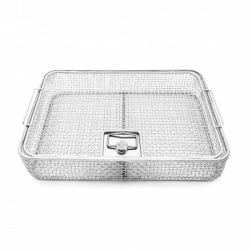 Rectangular Mesh Tray with Lid for Medical Use LМПрКС-"MEDIKON