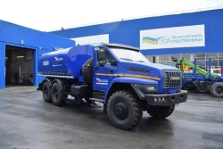 Food Liquid Tanker UZST Type UZST01 on Ural 5557 Chassis
