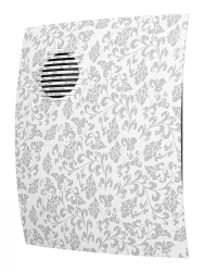 Exhaust Fan PARUS 4C White Design with Backdraft Damper D 100