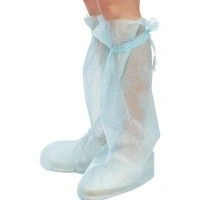 High Disposable Medical Shoe Covers with Ties