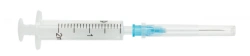 Sterile Single-Use Luer 2A Injection Syringe with 0.6 x 30 mm Needle