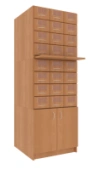 Catalog Cabinet with 24 Drawers, 2-Module, 526mm Height