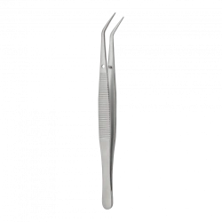 Curved Dental Tweezers TP-03-272-14.7, 147mm