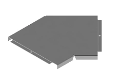 45-Degree Horizontal Turn Cable Tray Cover KL 000x000 U45