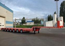 Sliding Semi-Trailer TSR 7S0U4N for Heavy Cargo Transport