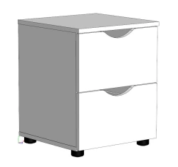 Bedside Table Without Niche - Durable MDF Construction