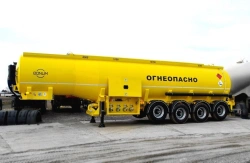 Tank Semi-Trailer for Transporting Light Oil Products BONUM 914211
