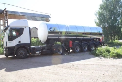 Liquid Carbon Dioxide Tank Semi-Trailer PПЦТУ4, Model 96831-0000010-06 with Pump