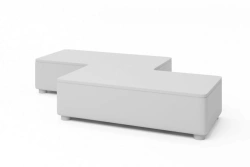 Soft Seating Pouf L6 Series with Wooden Frame L6-4TL1-2