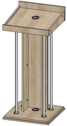 Lecture Stand - Multi-Functional Speaker Platform