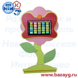 Interactive Educational Wall Panel "Flower