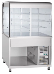 High-Temperature Refrigerated Display Case with Neutral Cabinet PVV(N)-70KM-C-NSh (Cashier)