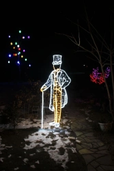 Decorative Outdoor Frame Illumination "Gentleman