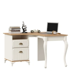 Corner Table Villaggio LD.680200.000 (Alabaster/Golden Oak)