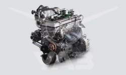 Engine for UAZ PATRIOT, HUNTER, EURO-2, AI-92, 143 HP, MIKAS 7.2, 2-Belt Pulley, 040900100040010