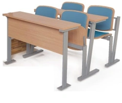 Folding Seat Monoblock Table for Versatile Use
