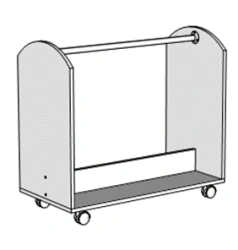 Wooden Furniture for Preschools: Dressing Module "Ryazhenie