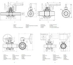 Sealed Ball Valve KSHZ DN 6-80 PN 1.6-16.0 MPa