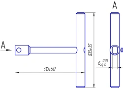 Holding Key for Screw Retention - Durable Stainless Steel
