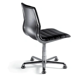 Modern Flober Chair 505 with Chrome Accents