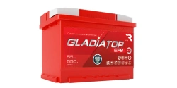 GLADIATOR EFB 6ST-55 Lead Acid Starter Battery